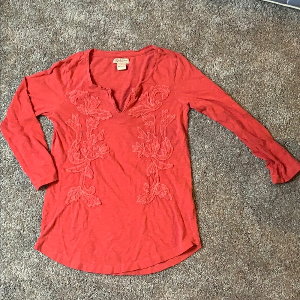 Lucky Brand 3/4 sleeve shirt